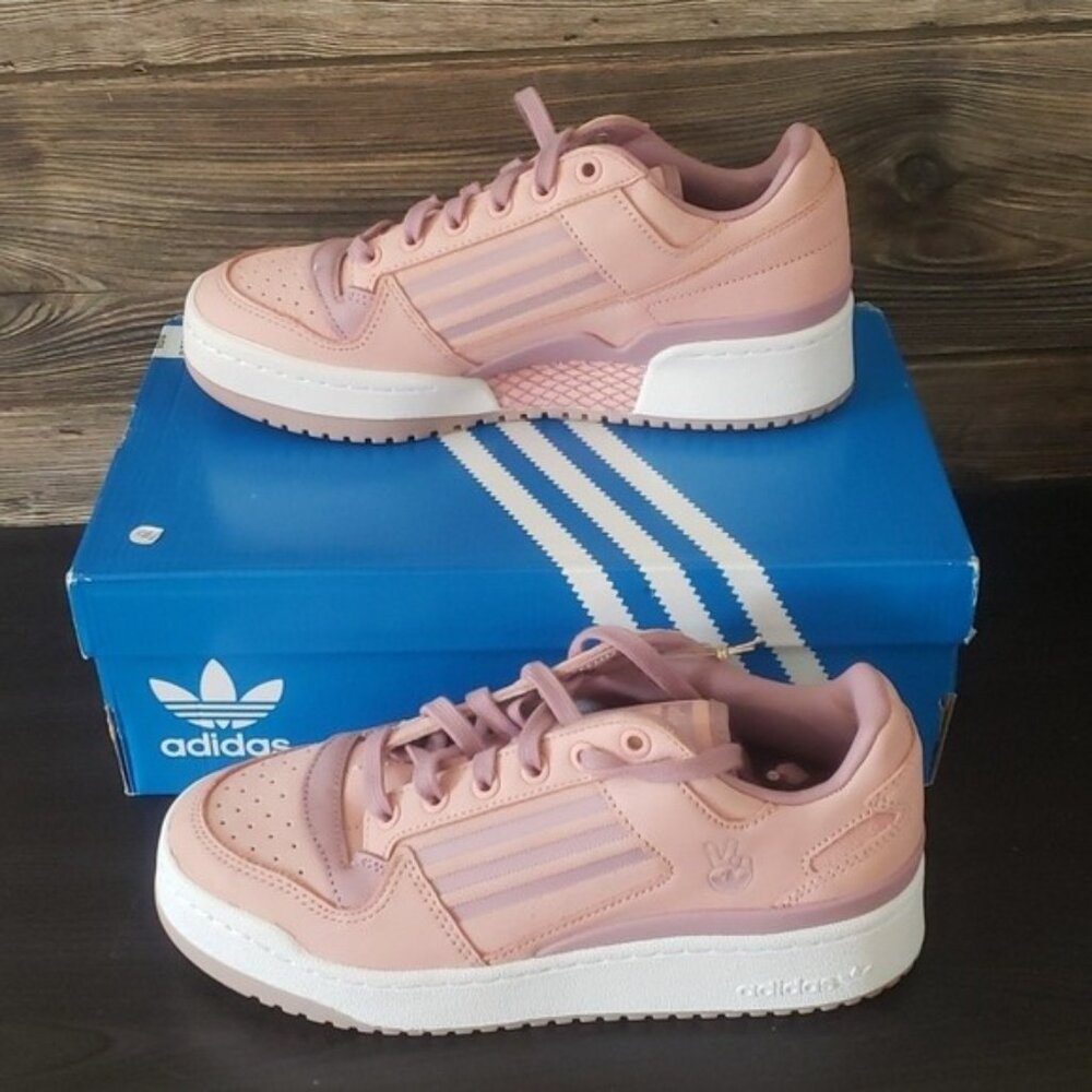 New Adidas Originals Forum Bold Womens Pink Sneakers Size 7 Casual Streetwear‎